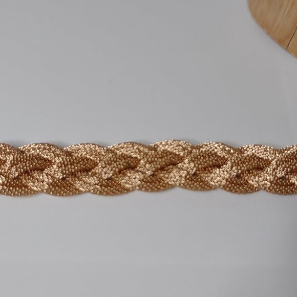Pretty Gold Tone Belt Bracelet - Picture 7 of 12